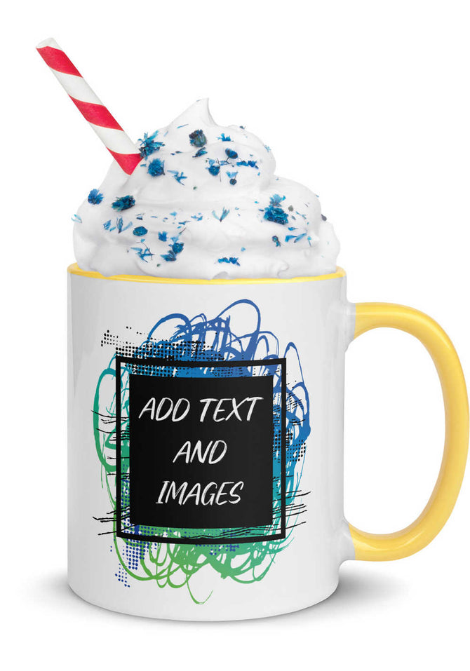 Two-Tone Ceramic Mug - Design Your Own