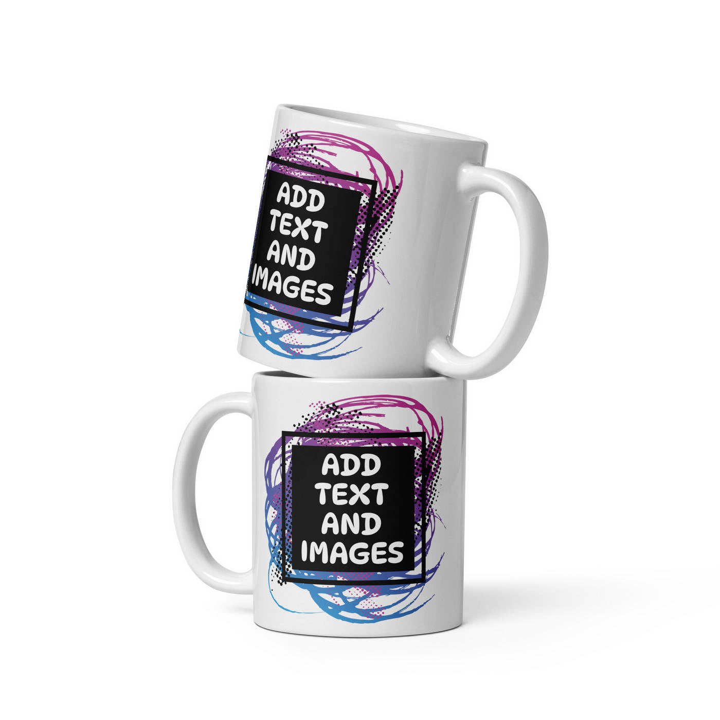 White Everyday Glossy Mug - Design Your Own