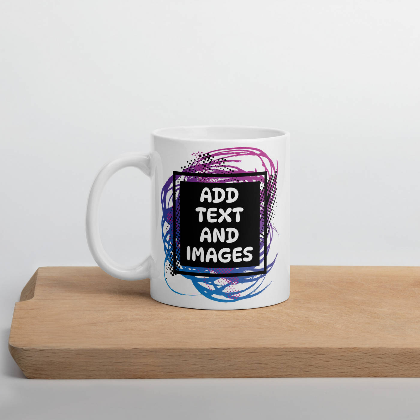 White Everyday Glossy Mug - Design Your Own
