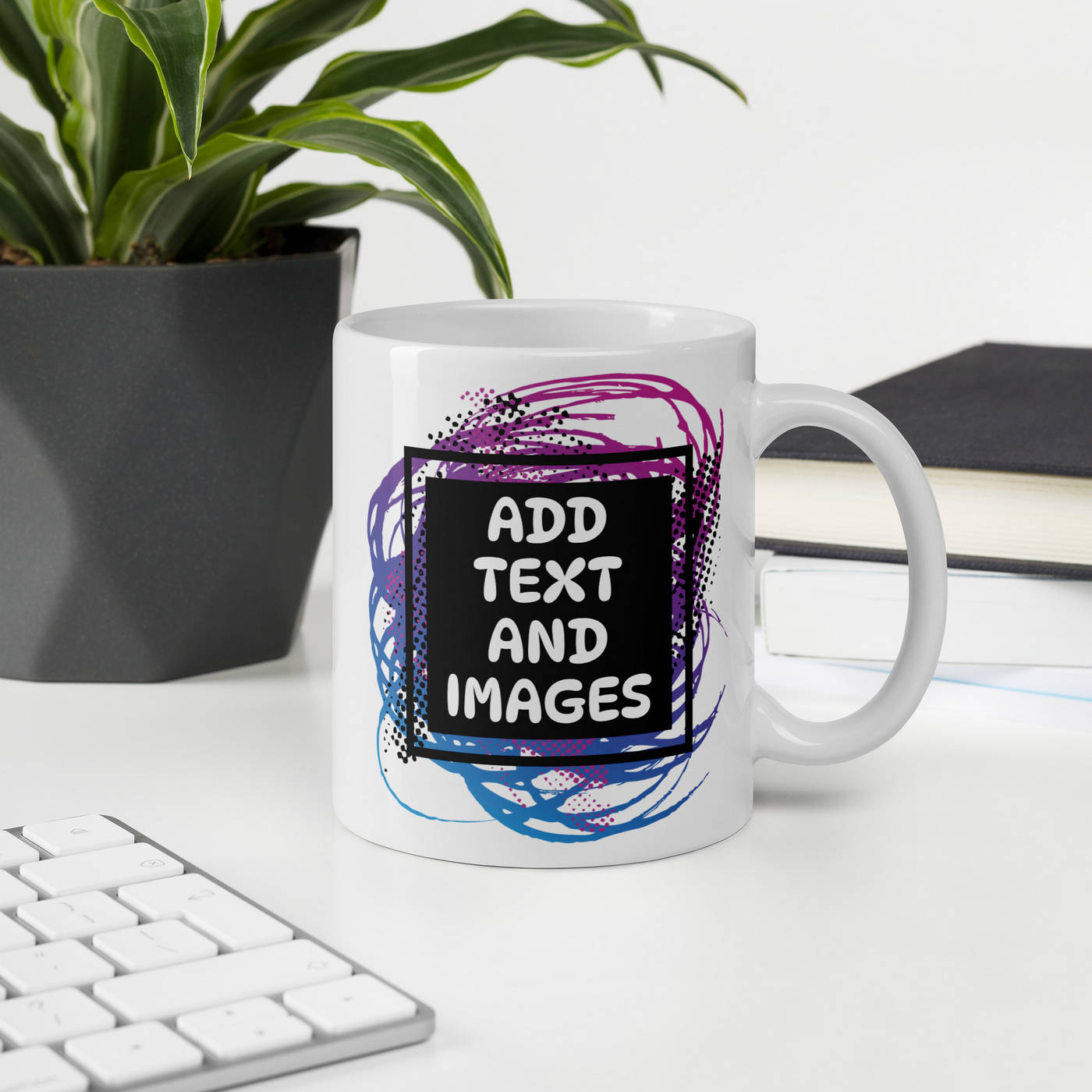 White Everyday Glossy Mug - Design Your Own