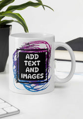White Everyday Mug - Design Your Own