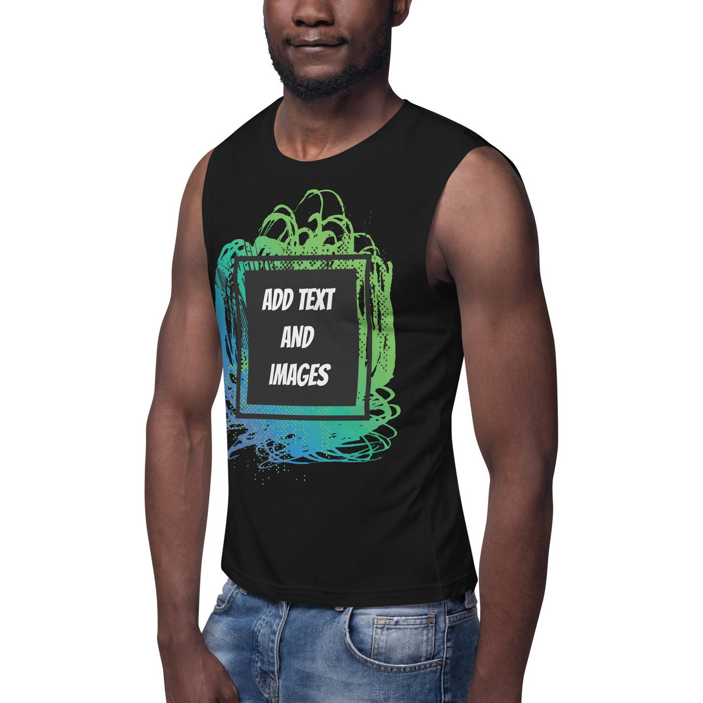 Men's Relaxed Muscle Tank | Bella + Canvas 3483 - Design Your Own
