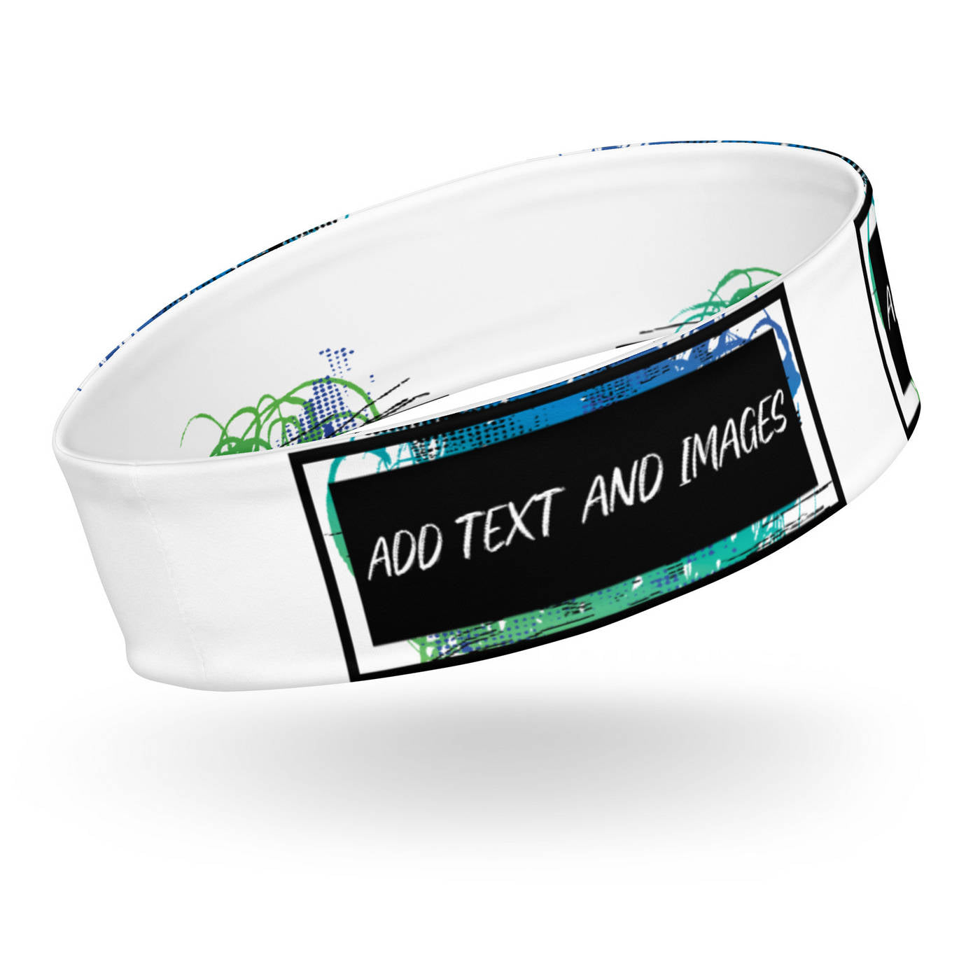 Sport Headband (Black Stitch) - Design Your Own