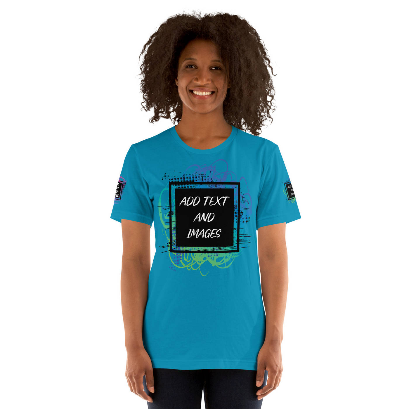 Unisex Adult Lightweight T-Shirt | Bella + Canvas 3001 - Design Your Own