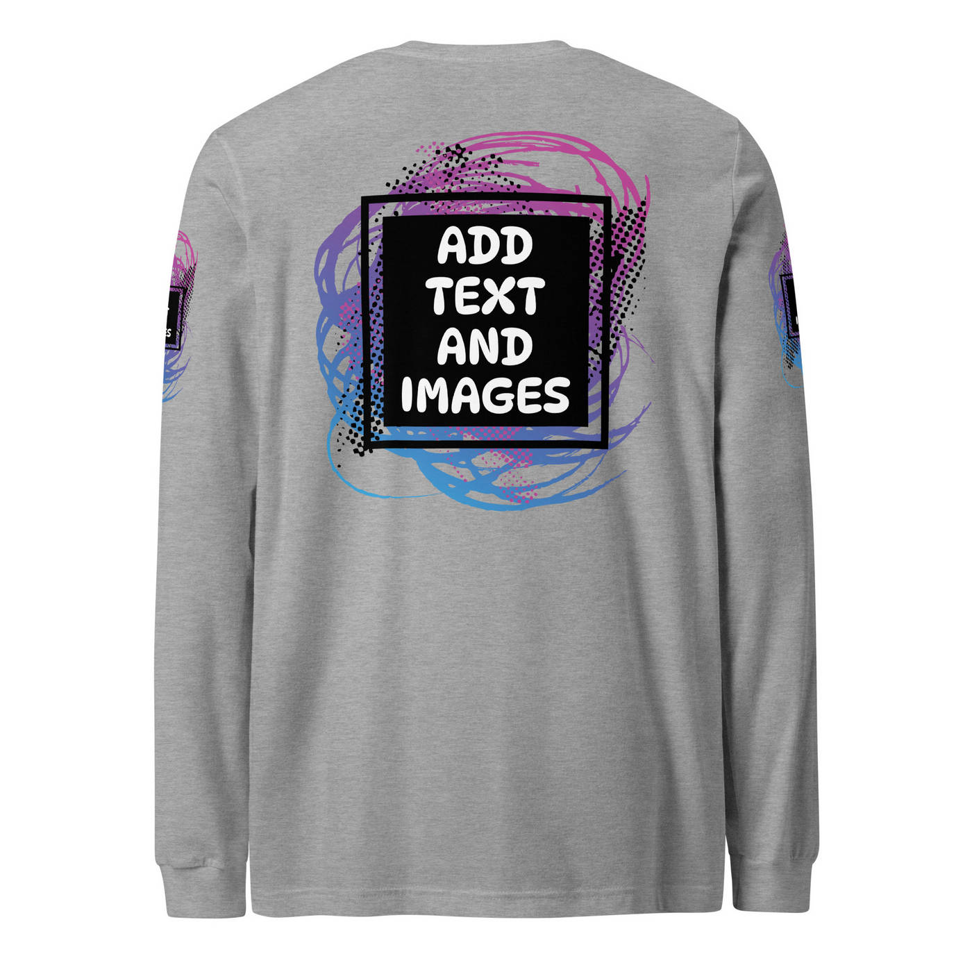 Unisex Adult Long Sleeve Everyday Tee | Bella + Canvas 3501 - Design Your Own