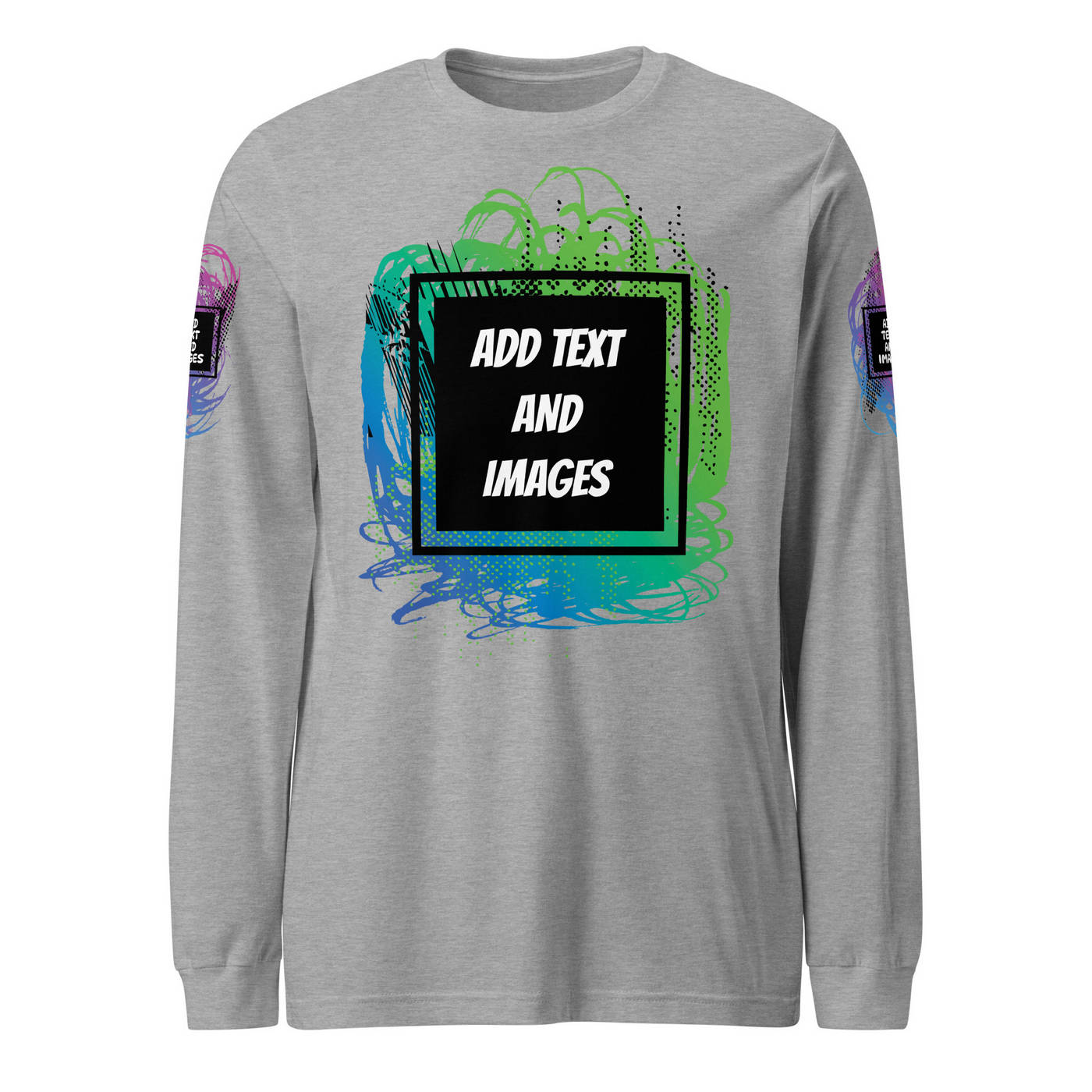 Unisex Adult Long Sleeve Everyday Tee | Bella + Canvas 3501 - Design Your Own