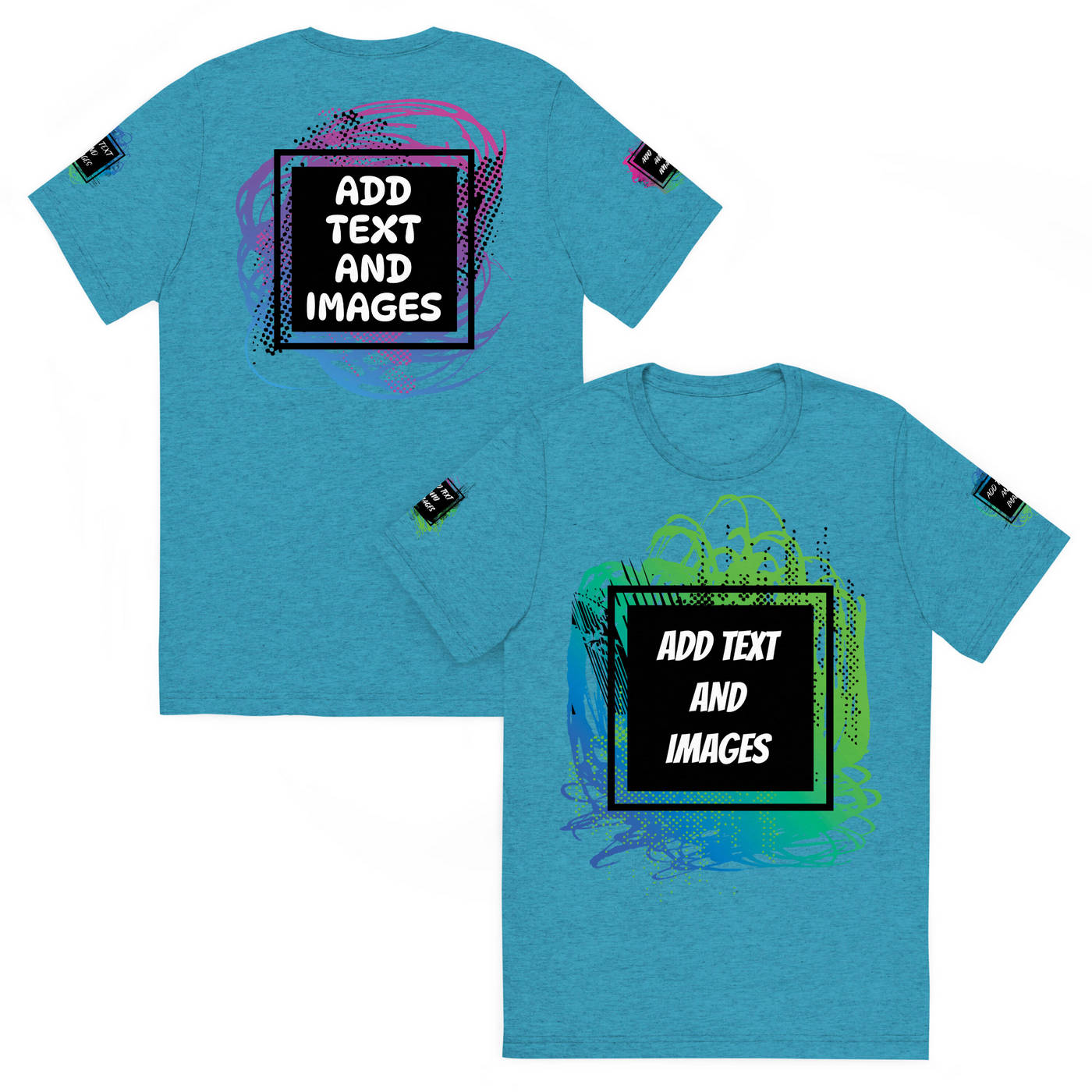 Unisex Adult Vintage Tri-Blend T-Shirt | Bella + Canvas 3413 - Design Your Own
