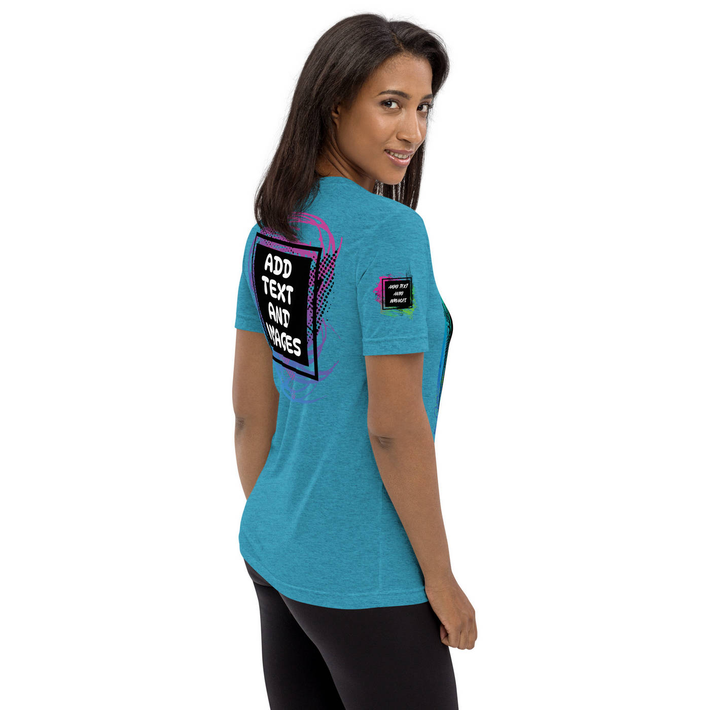 Unisex Adult Vintage Tri-Blend T-Shirt | Bella + Canvas 3413 - Design Your Own