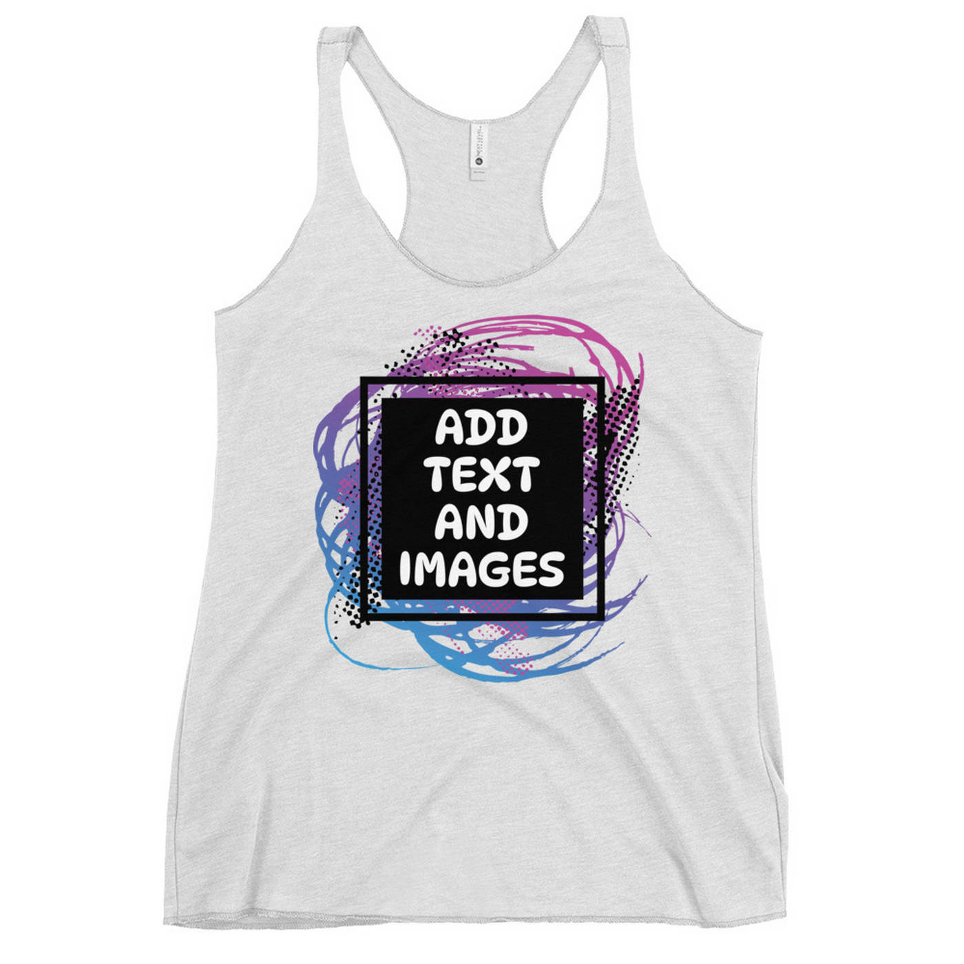 Women's Lightweight Racerback Tank Top | Next Level 6733 - Design Your Own