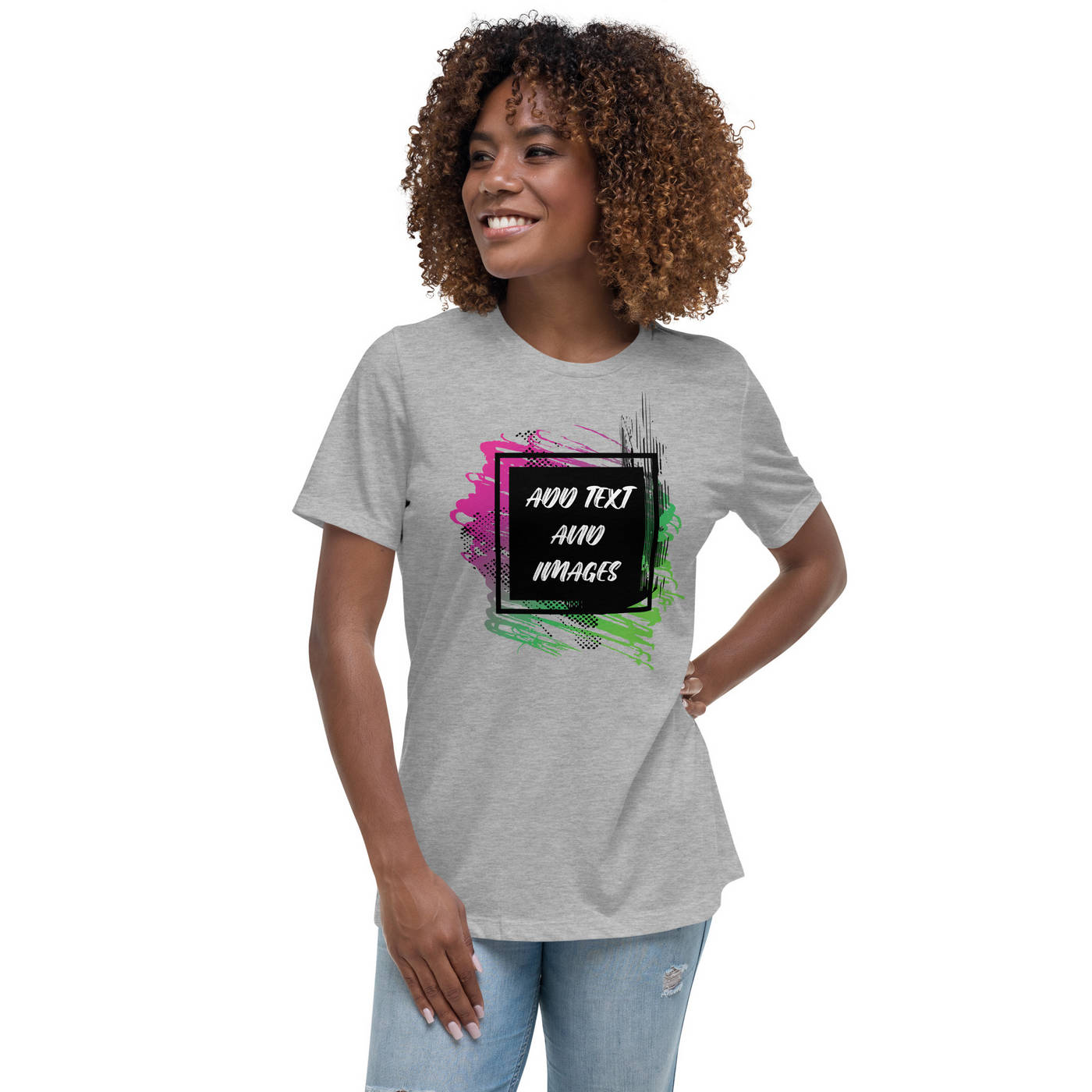 Women's Relaxed Everyday T-Shirt | Bella + Canvas 6400 - Design Your Own