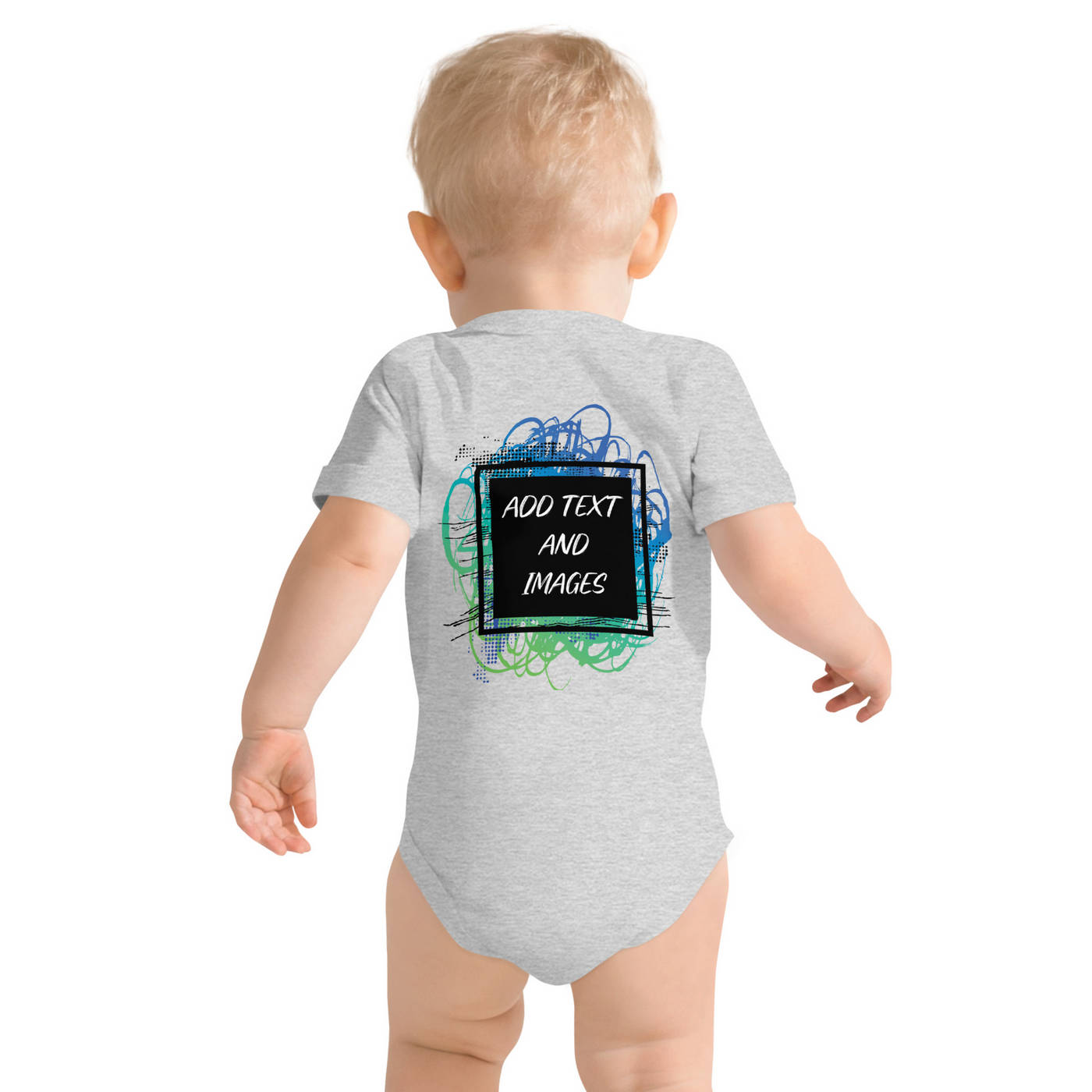 Infant Short Sleeve One Piece Bodysuit | Bella + Canvas 100B - Design Your Own