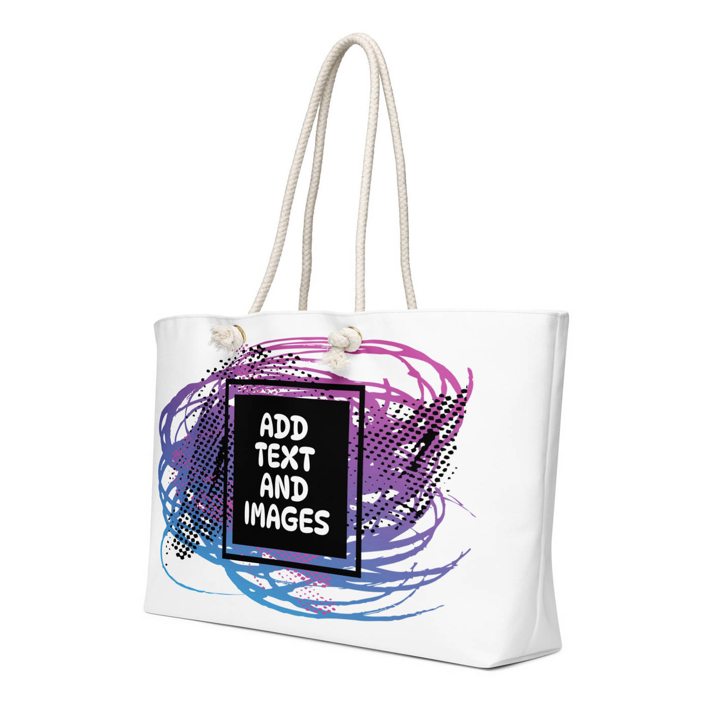 Oversized Everyday Tote Bag (All-Over Print) - Design Your Own