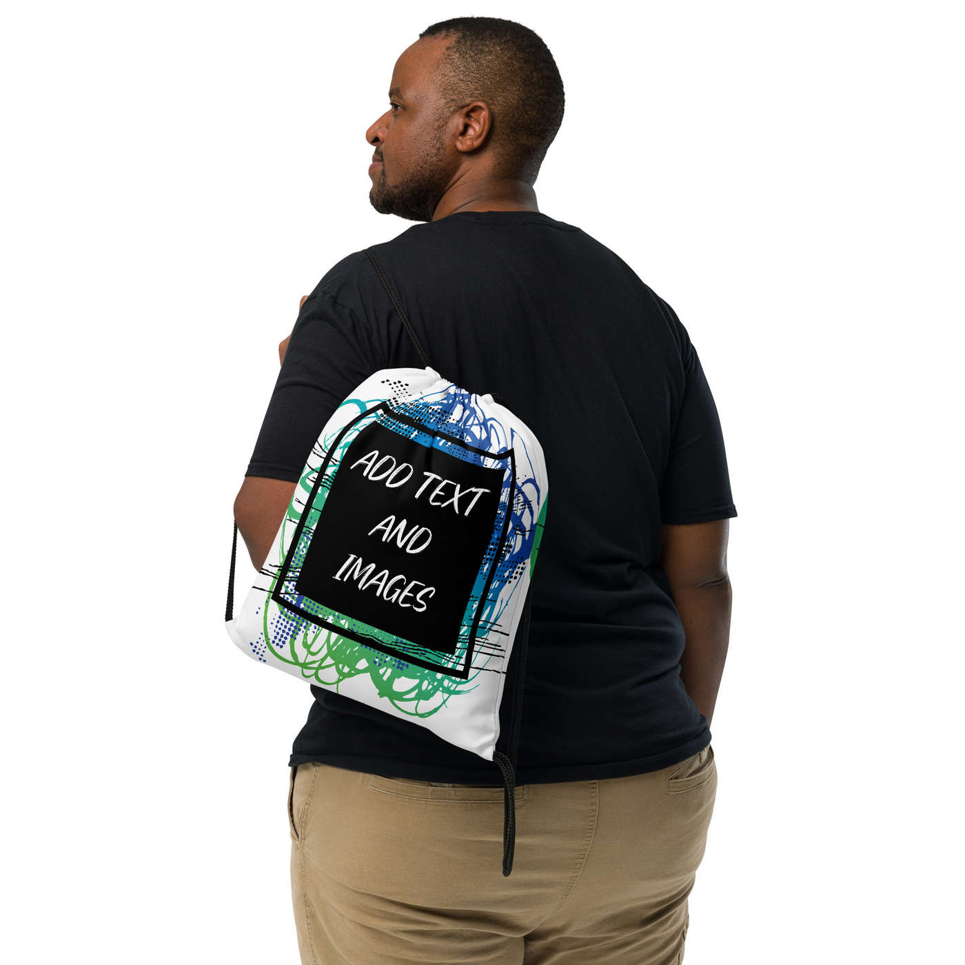 Backpack - Drawstring Bag (All-Over Print) - Design Your Own