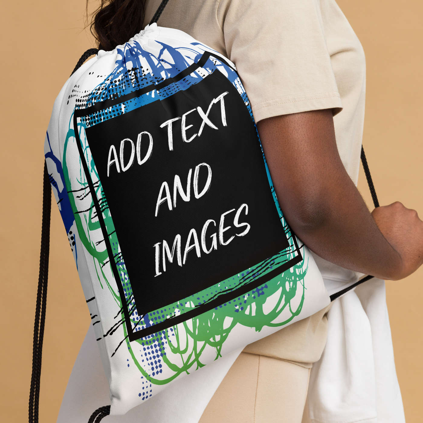 Backpack - Drawstring Bag (All-Over Print) - Design Your Own