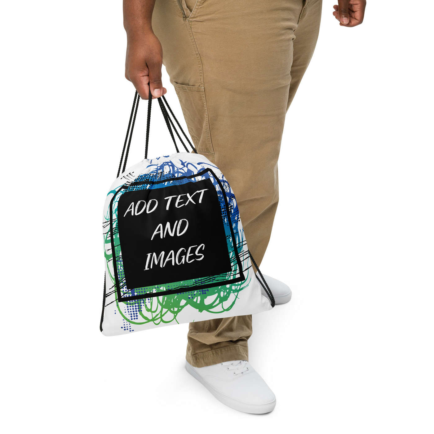 Backpack - Drawstring Bag (All-Over Print) - Design Your Own
