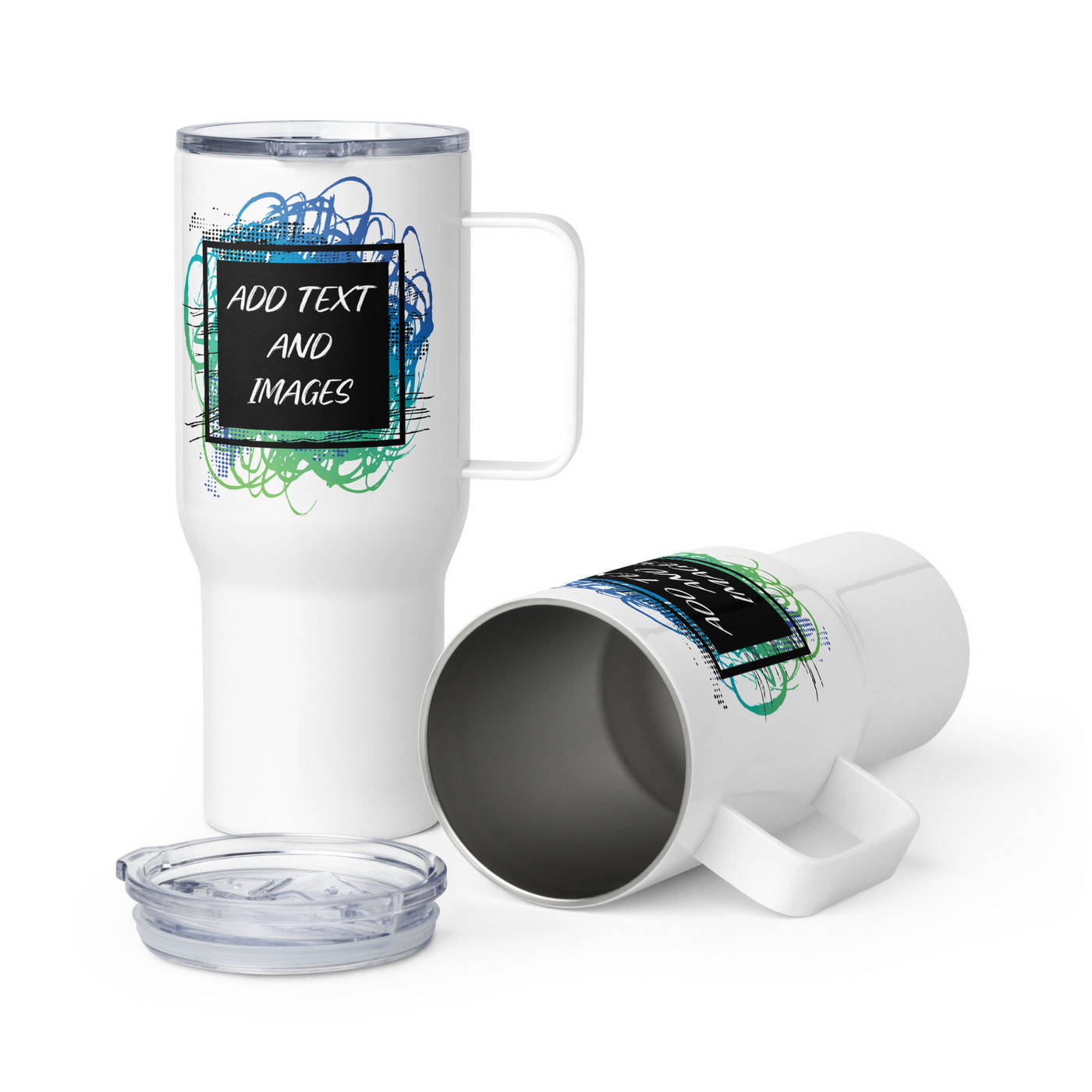Everyday Travel Mug (with Handle) - Design Your Own