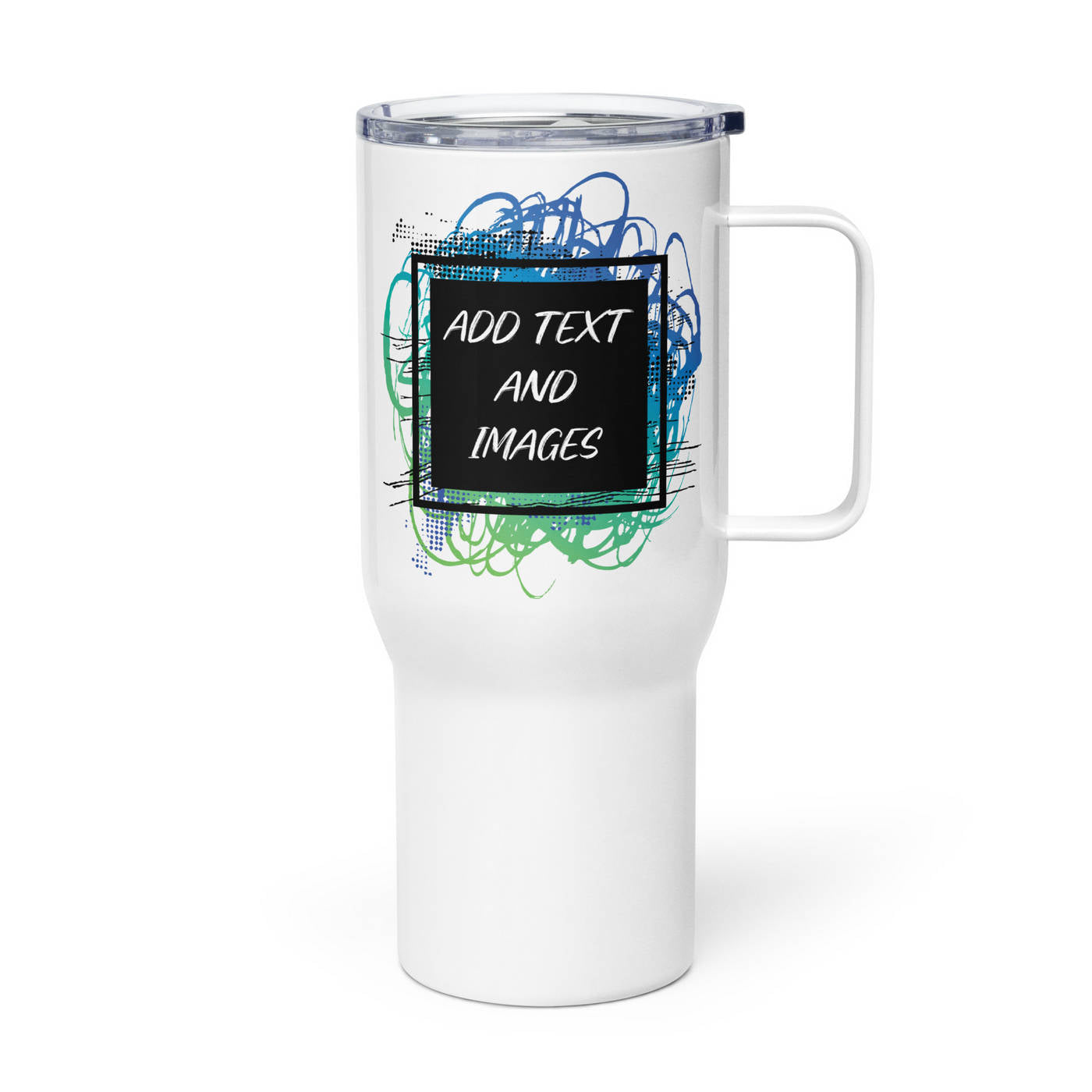 Everyday Travel Mug (with Handle) - Design Your Own