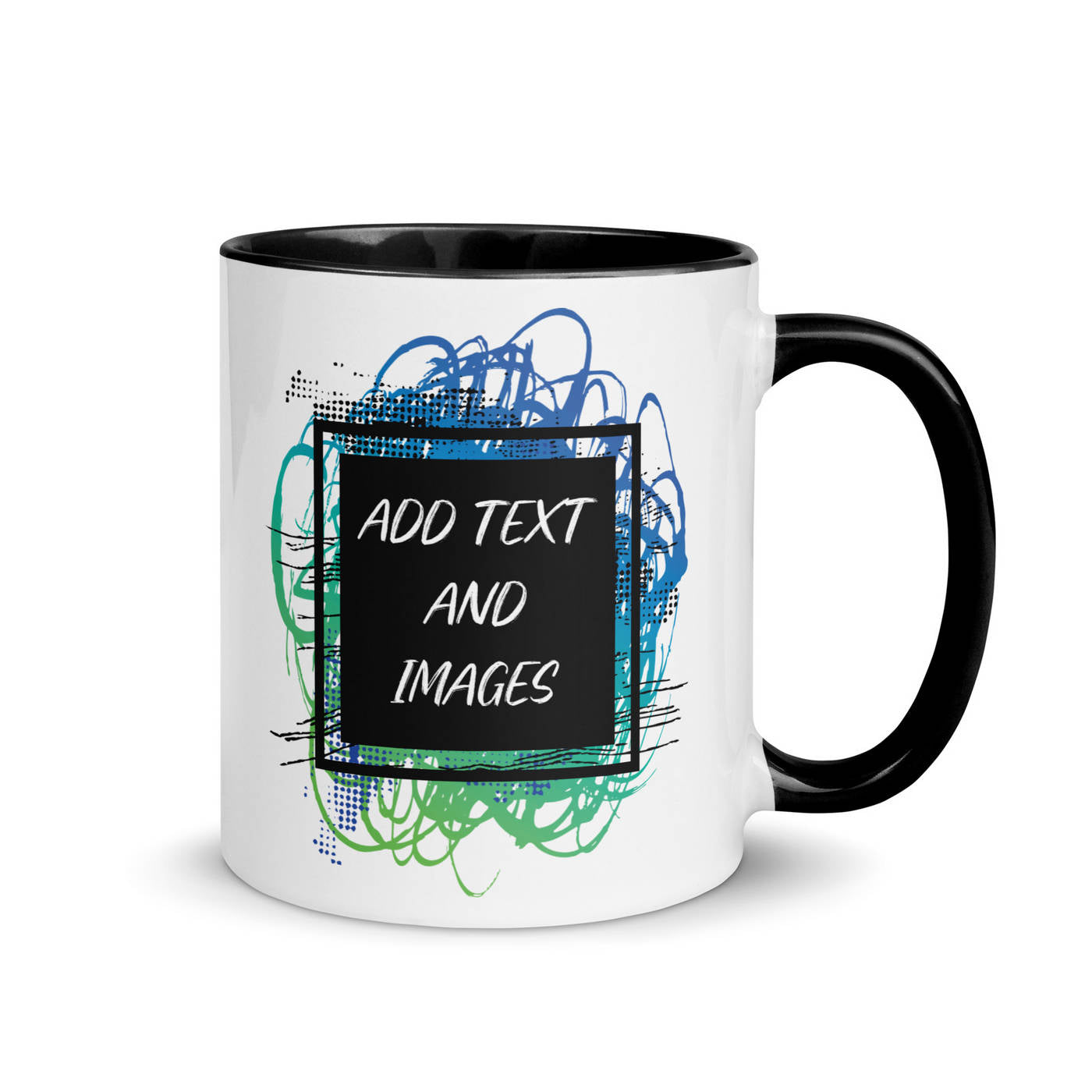 Two-Tone Everyday Ceramic Mug - Design Your Own