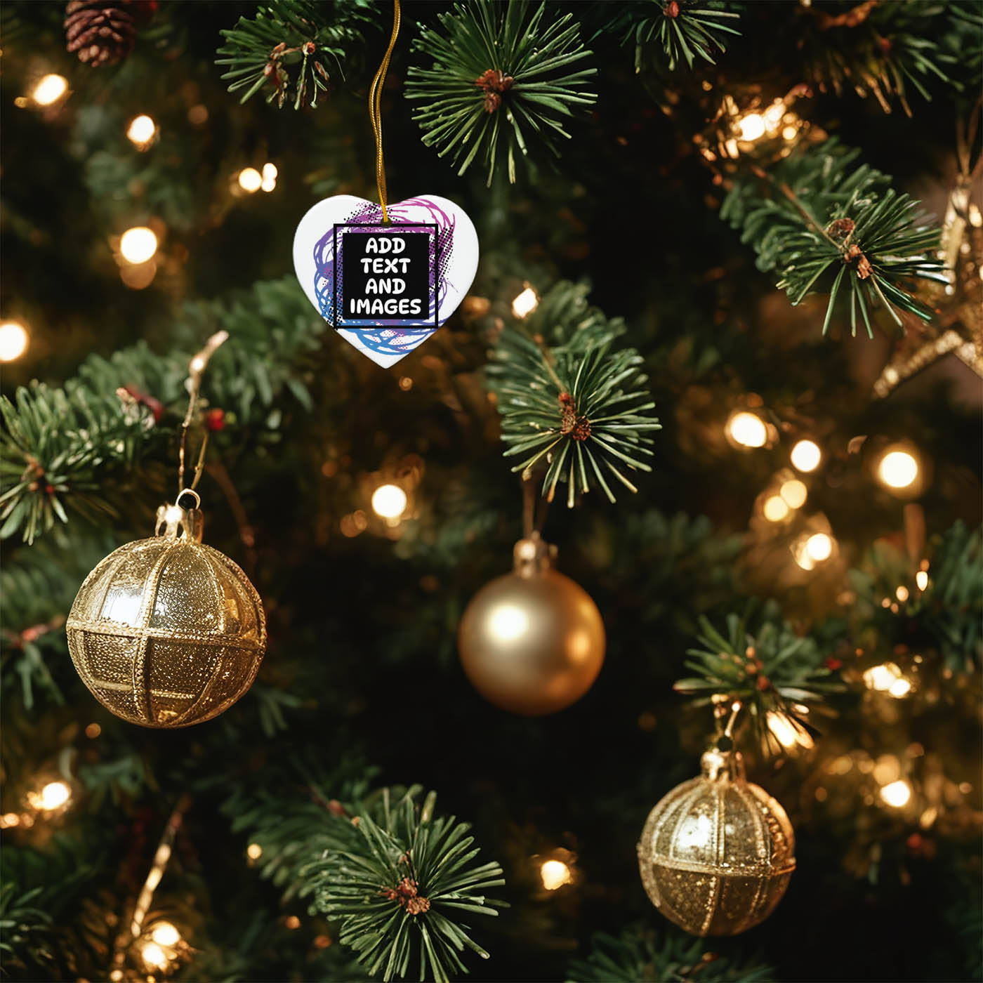 Holiday Ceramic Ornaments - Design Your Own