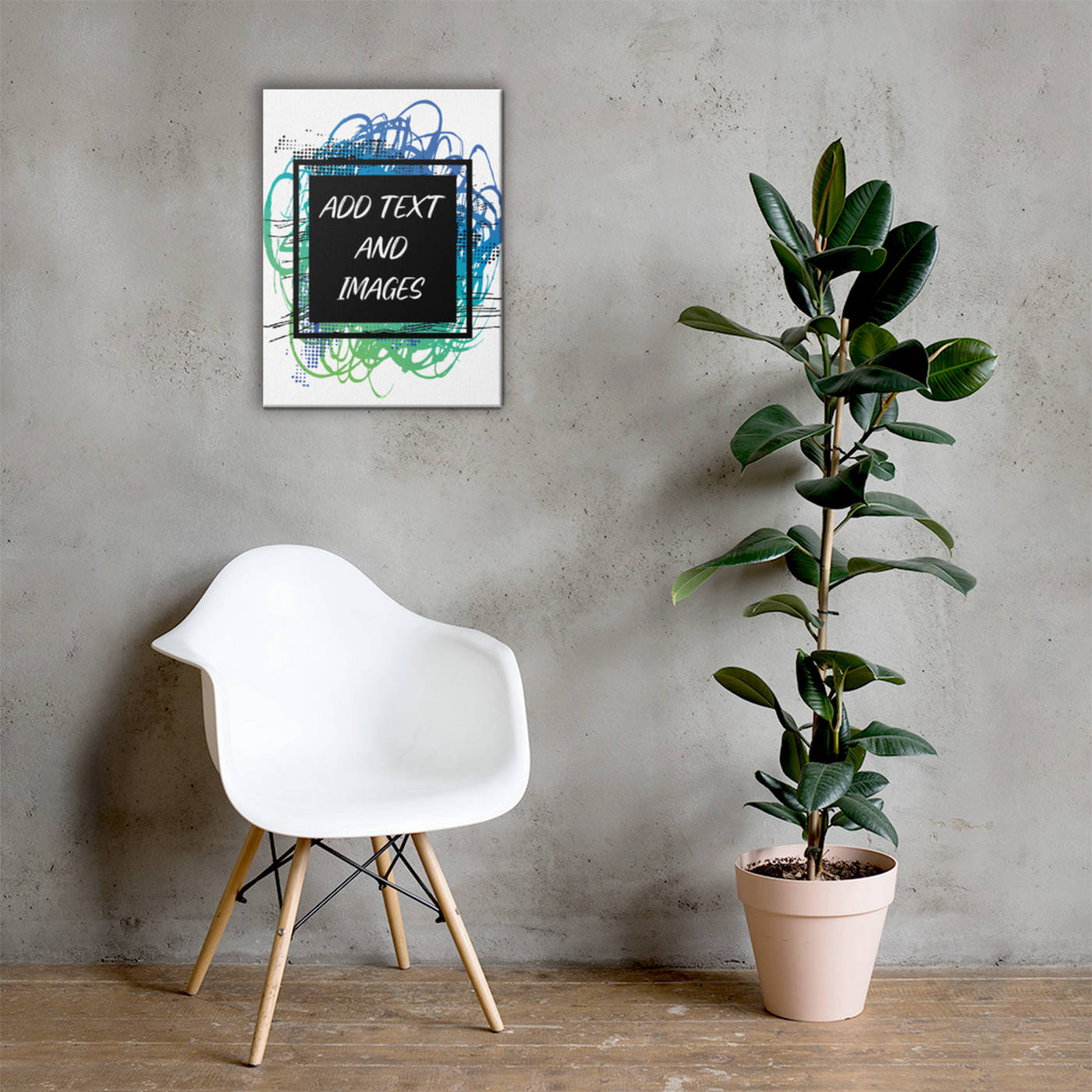 Wall Art Canvas (Vertical) - Design Your Own