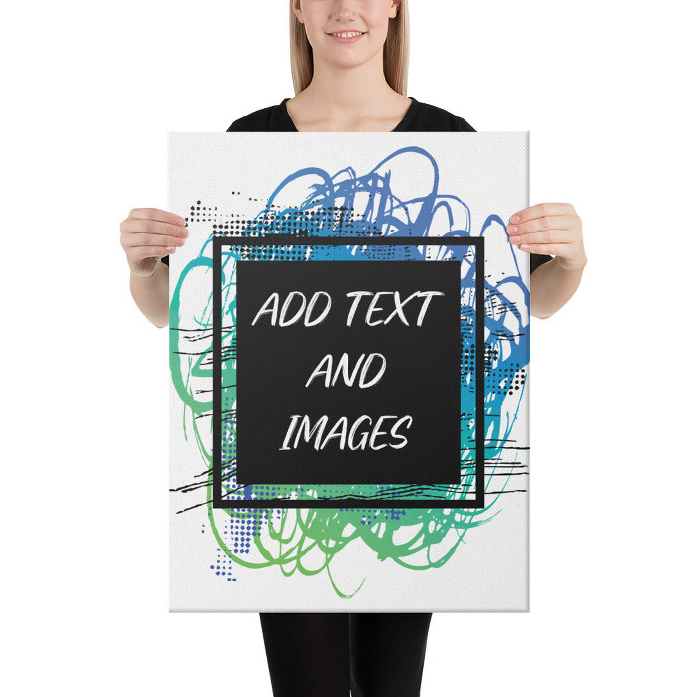 Wall Art Canvas (Vertical) - Design Your Own