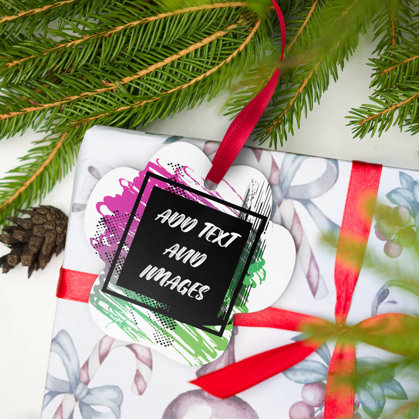 Holiday Metal Ornaments - Design Your Own