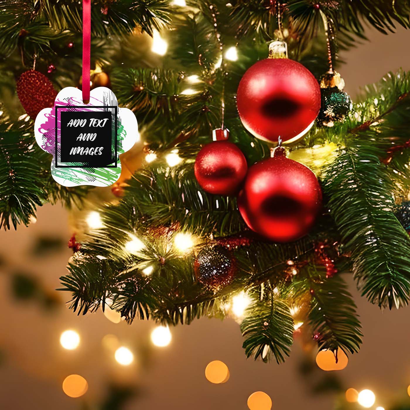 Holiday Metal Ornaments - Design Your Own