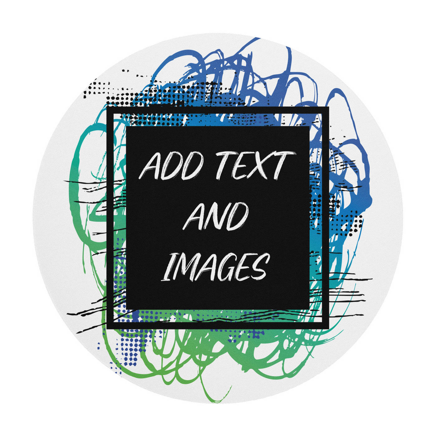 Round Desktop Mouse Pad - Design Your Own