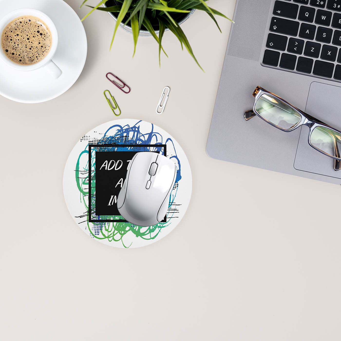 Round Desktop Mouse Pad - Design Your Own