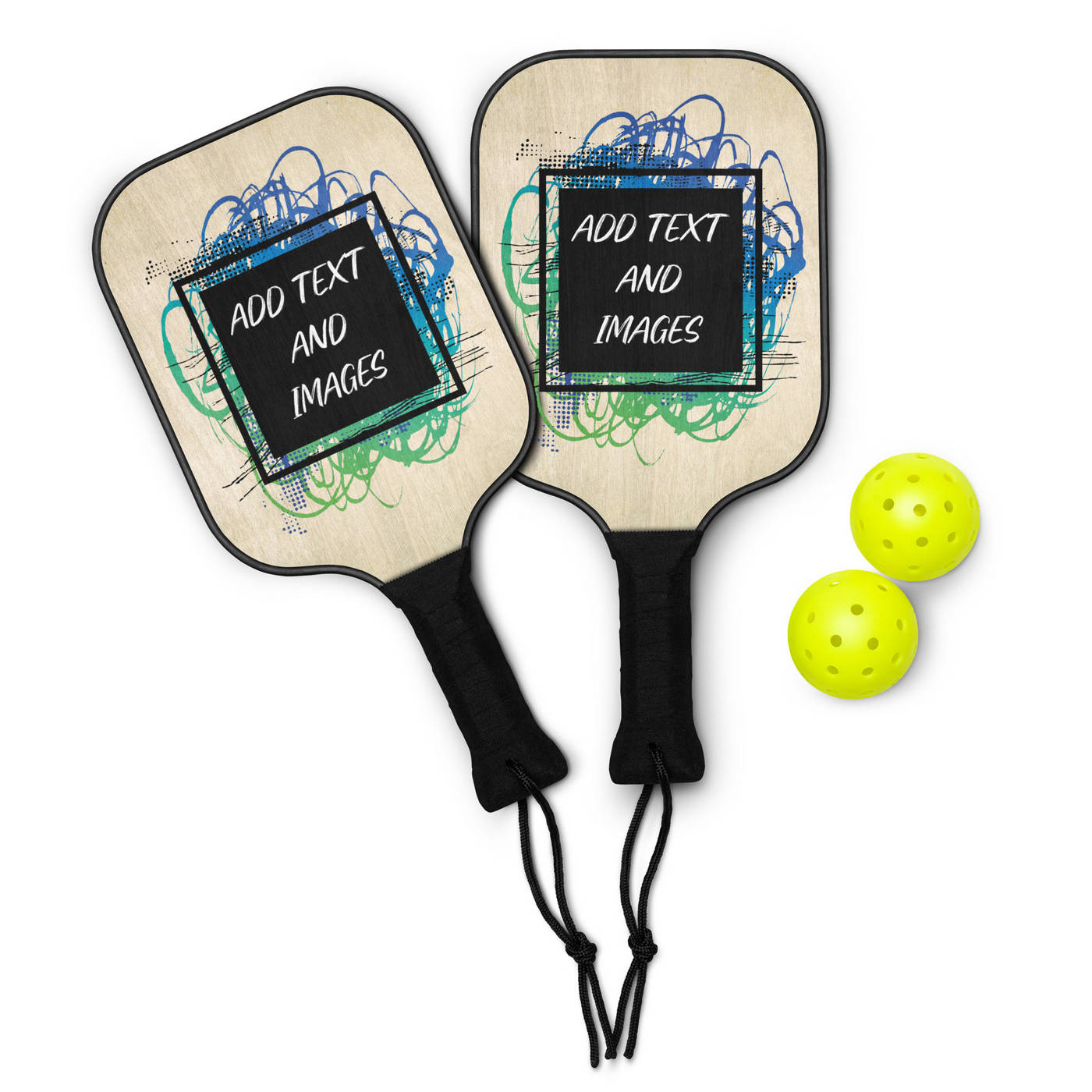 Game Day Pickleball Paddle Set - Design Your Own