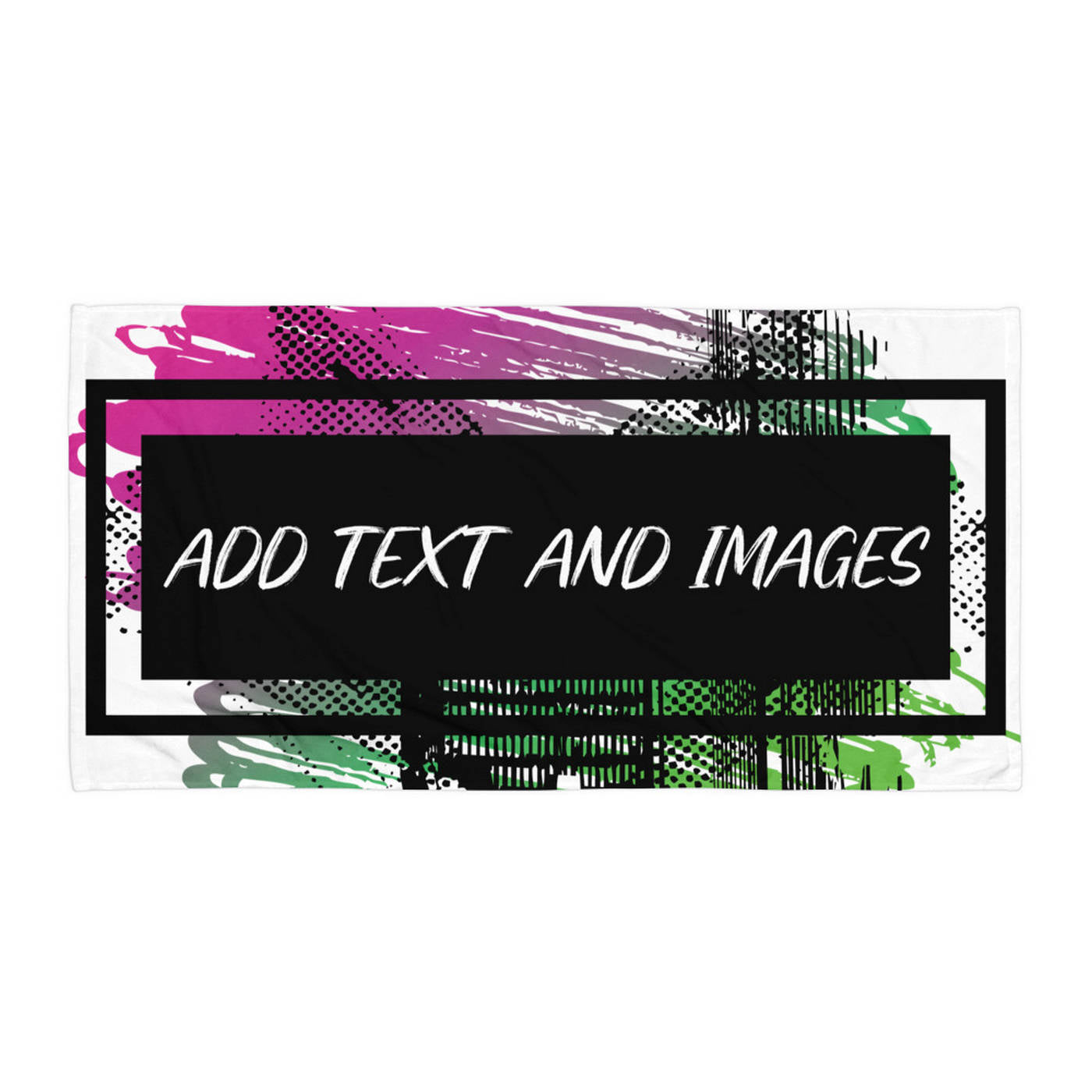 Terry Throw Towel (Full Coverage) (Horizontal) - Design Your Own