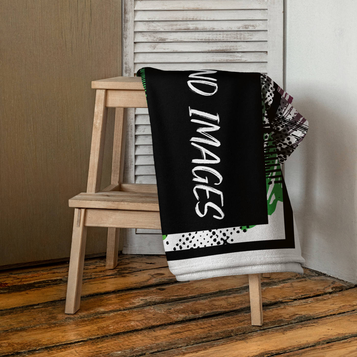 Terry Throw Towel (Full Coverage) (Horizontal) - Design Your Own