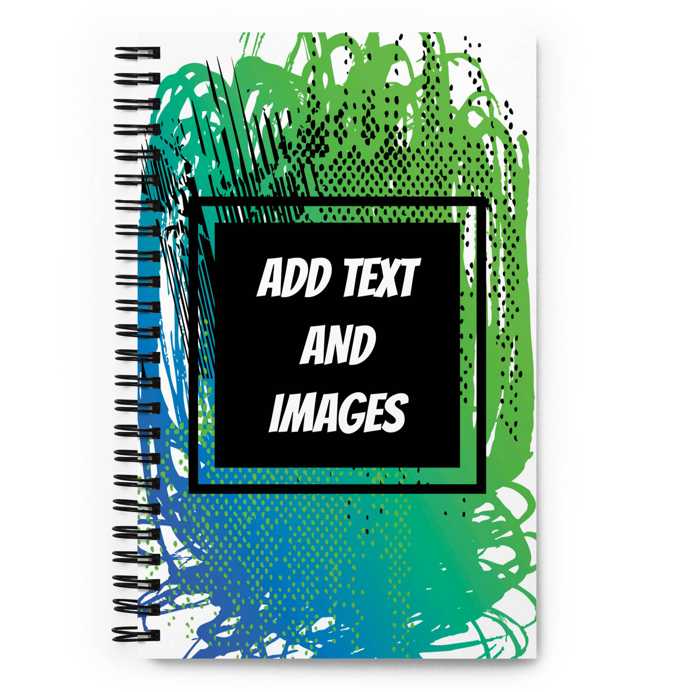 Spiral Bound Dotted Notebook - Design Your Own