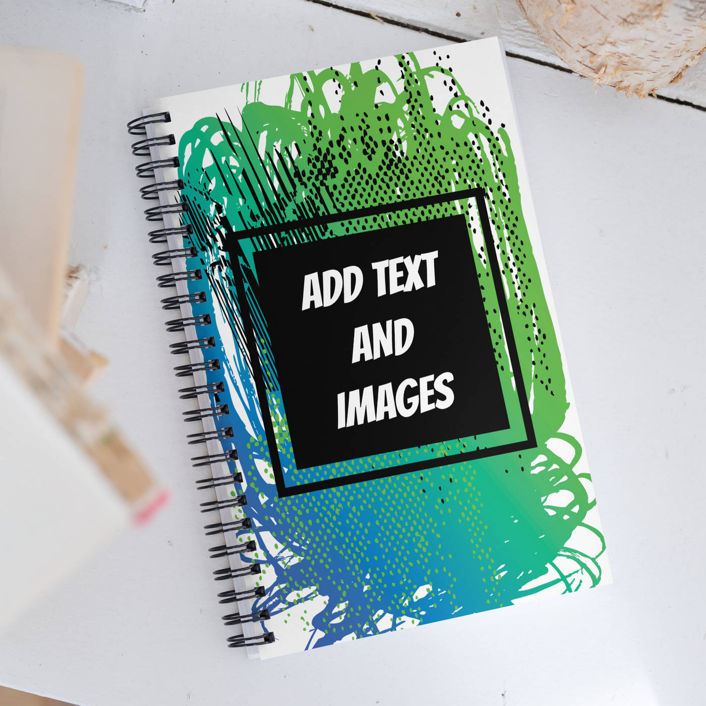 Spiral Bound Dotted Notebook - Design Your Own