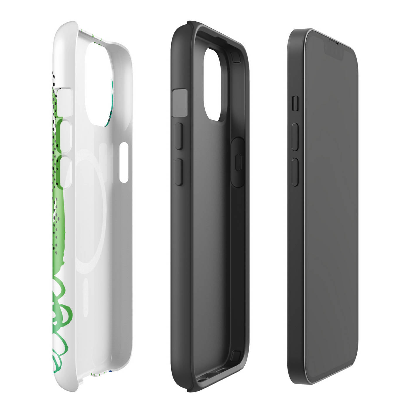 iPhone 14 MagSafe Tough Case Exploaded View