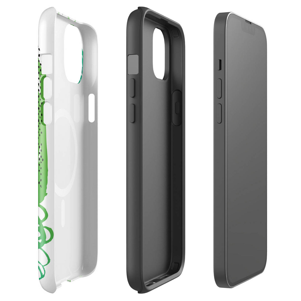iPhone 14 Plus MagSafe Tough Case Exploaded View