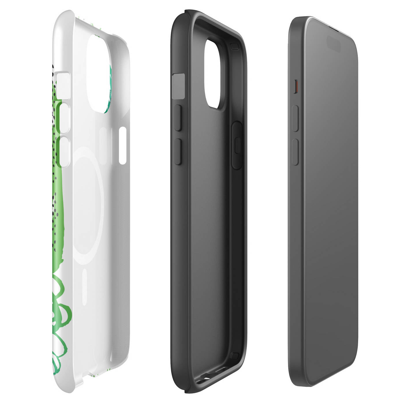 iPhone 15 Plus MagSafe Tough Case Exploaded View