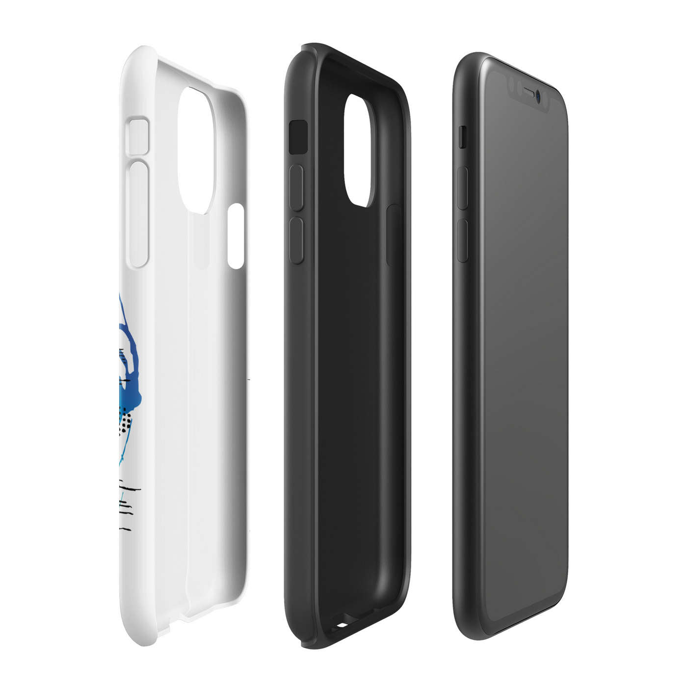 Design Your Own Apple iPhone 11 Tough Case - Exploaded view
