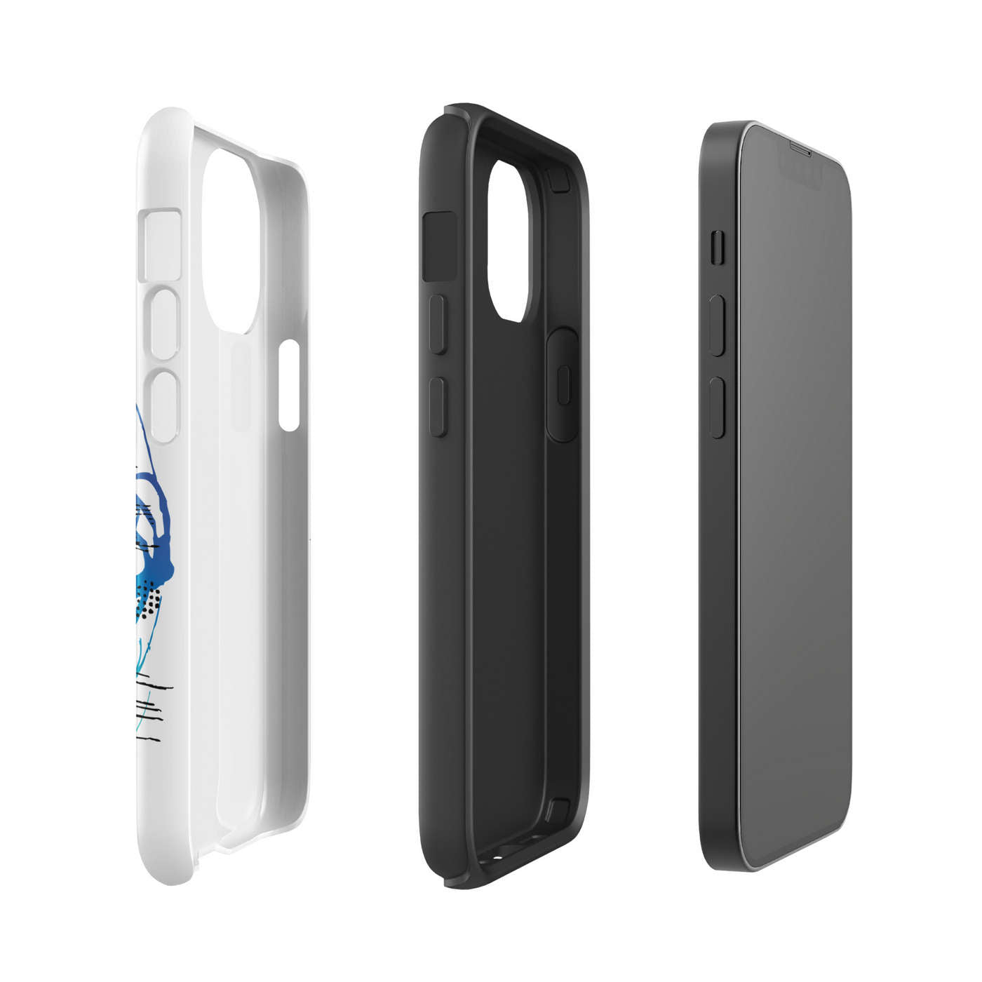 Design Your Own Apple iPhone 13 mini Tough Case - Exploaded view