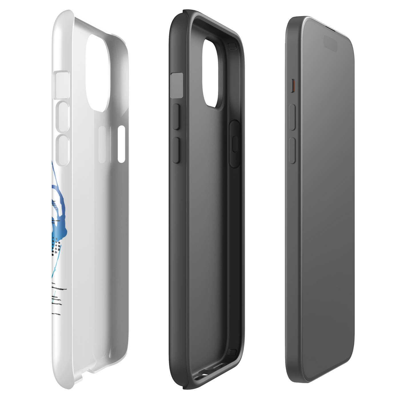 Design Your Own Apple iPhone 15 Plus Tough Case - Exploaded view