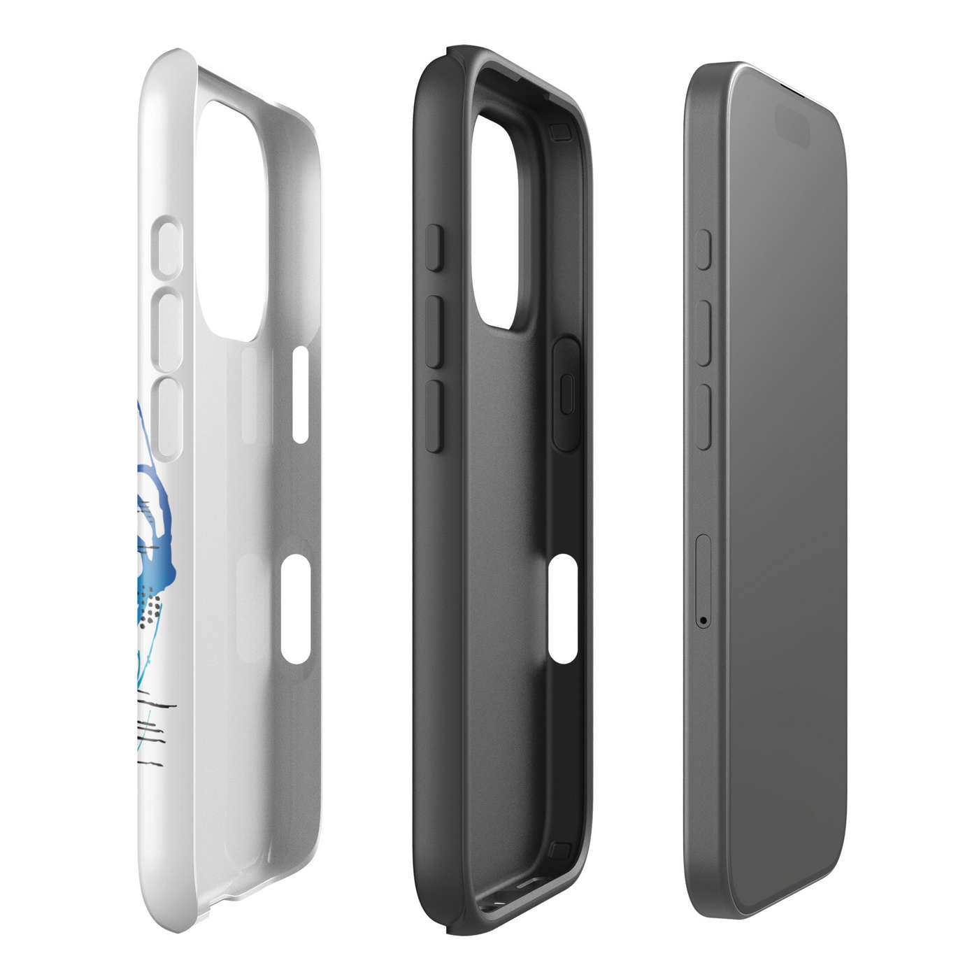Design Your Own Apple iPhone 16 Pro Tough Case - Exploaded view