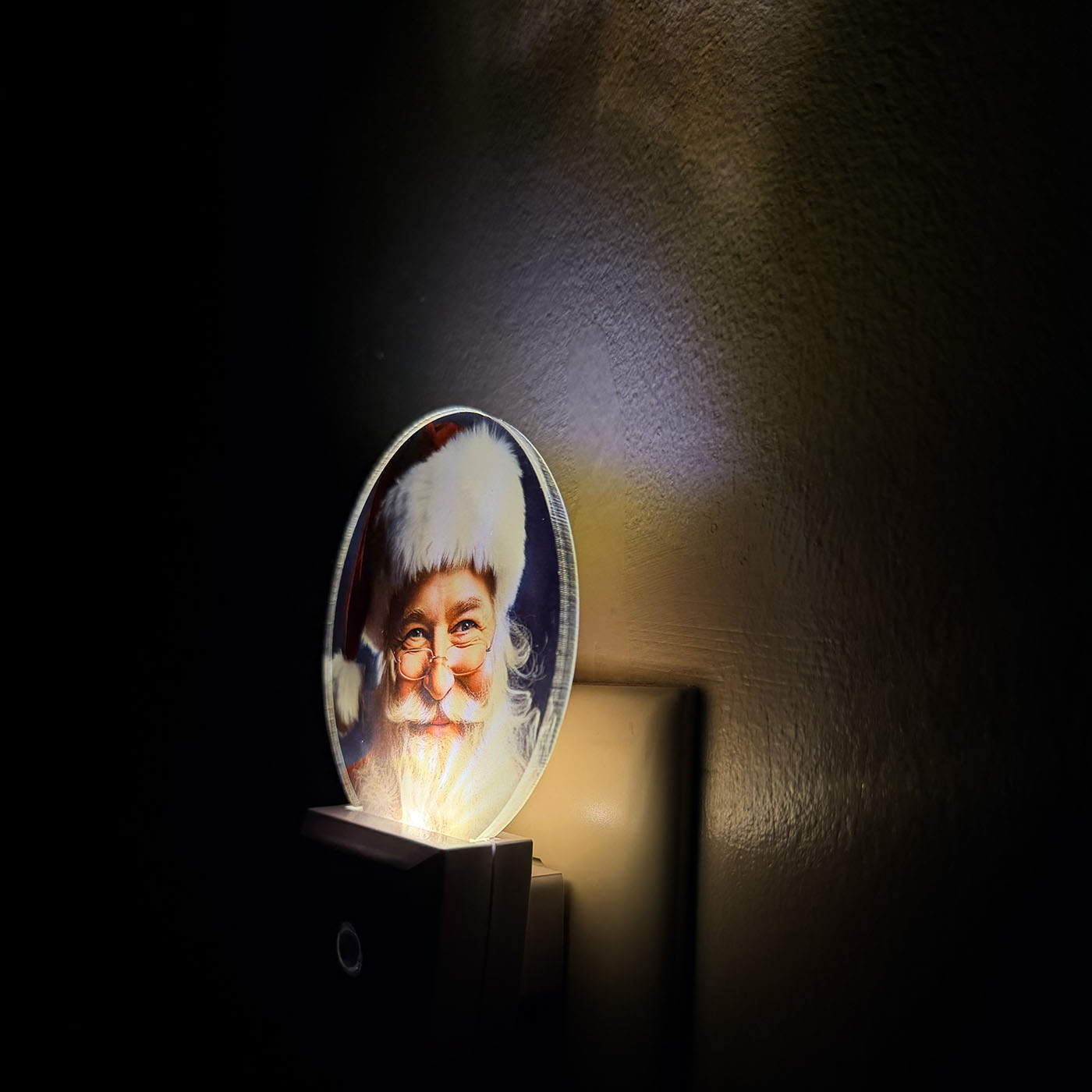 LED Photo Night Light Plugin - Christmas Santa