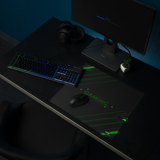 Exclusive Gamer Mouse Pad - Neo Gaming Black & Green Lines