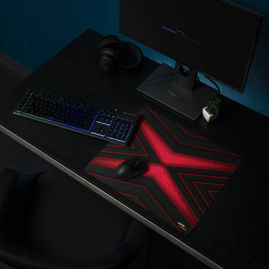 Exclusive Gamer Mouse Pad - Gamer X Red & Black