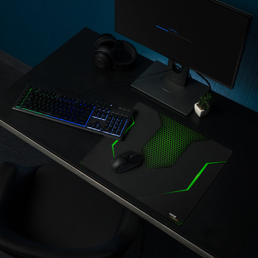 Exclusive Gamer Mouse Pad - Gamer V Green & Black