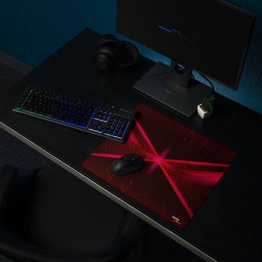 Exclusive Gamer Mouse Pad - Gamer Star Red & Black