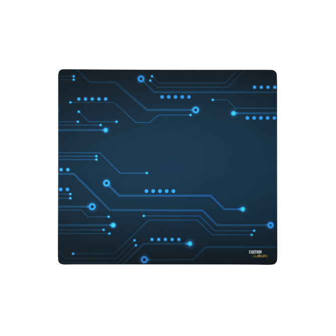 Exclusive Gamer Mouse Pad - Circuitry - Blue - Style 2