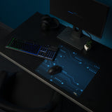 Exclusive Gamer Mouse Pad - Circuitry - Blue - Style 2