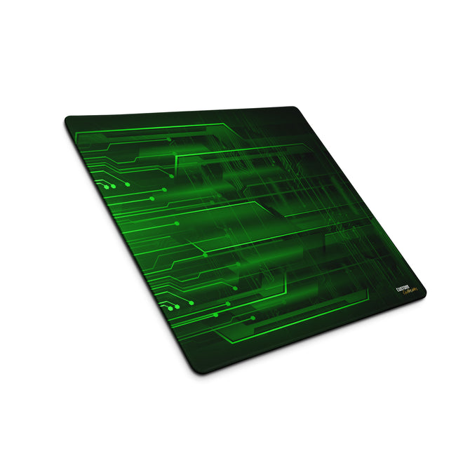 Exclusive Gamer Mouse Pad - Circuitry - Green - Style 1