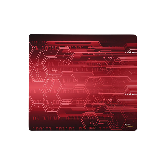 Exclusive Gamer Mouse Pad - Circuitry - Red